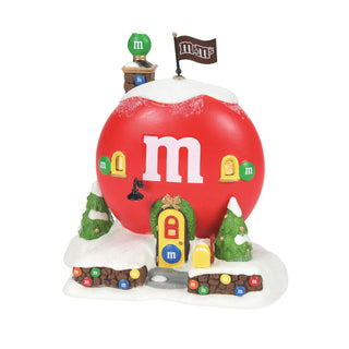 Department 56 North Pole Series: Red's M&M Cottage sparkle-castle
