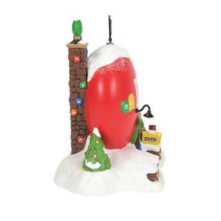 Department 56 North Pole Series: Red's M&M Cottage sparkle-castle