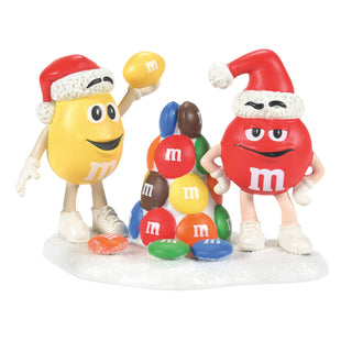 Department 56 North Pole Series Accessory: M&Ms Building A Tree Of Our Own sparkle-castle