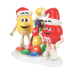 Department 56 North Pole Series Accessory: M&Ms Building A Tree Of Our Own sparkle-castle