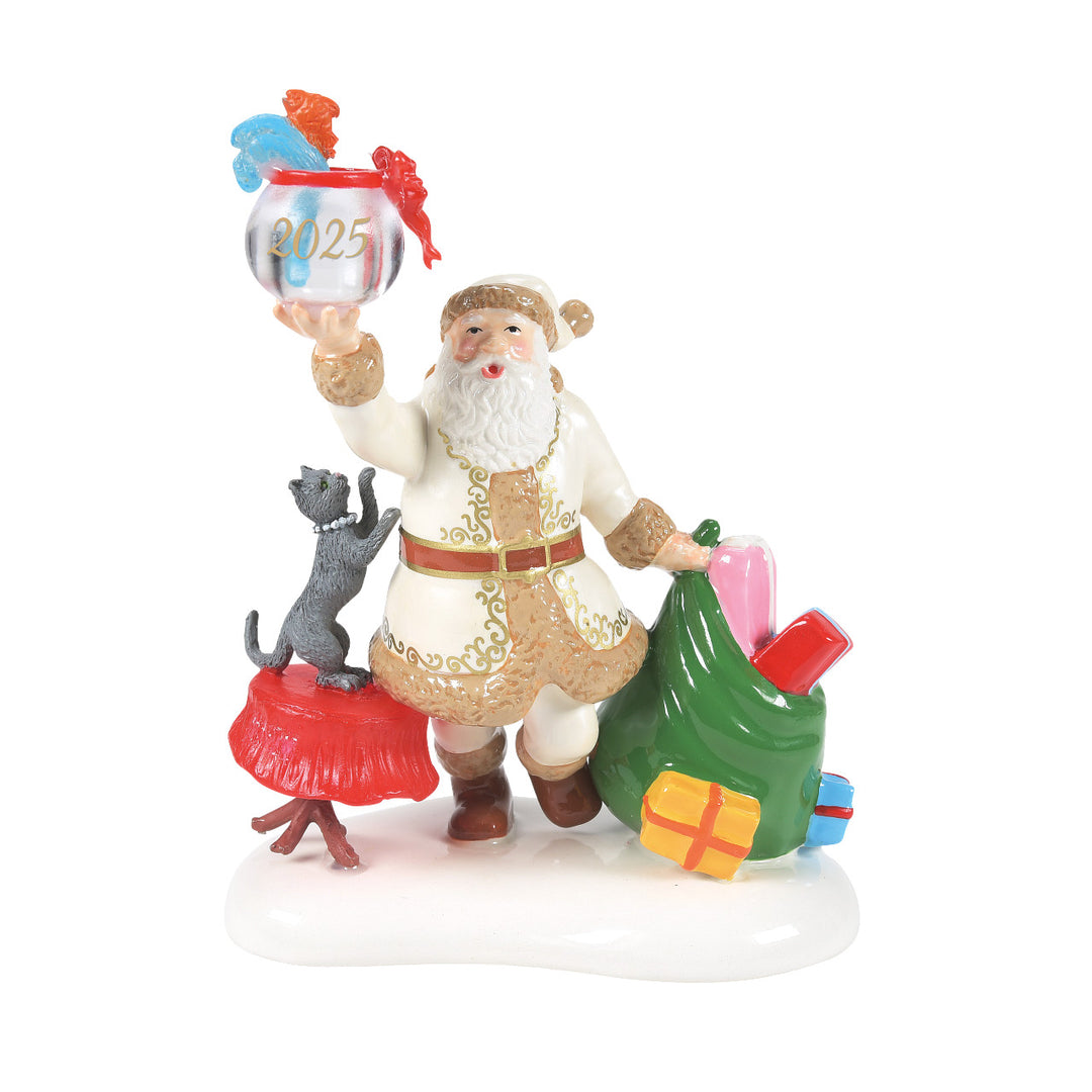 Department 56 Original Snow Village Accessory: Santa Comes To Town 2025 sparkle-castle