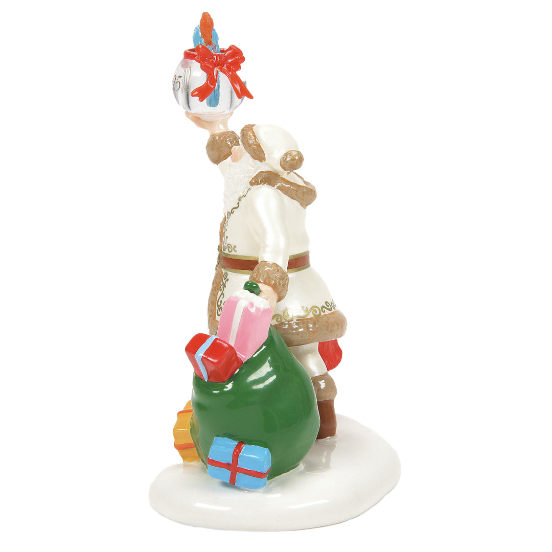 Department 56 Original Snow Village Accessory: Santa Comes To Town 2025 sparkle-castle