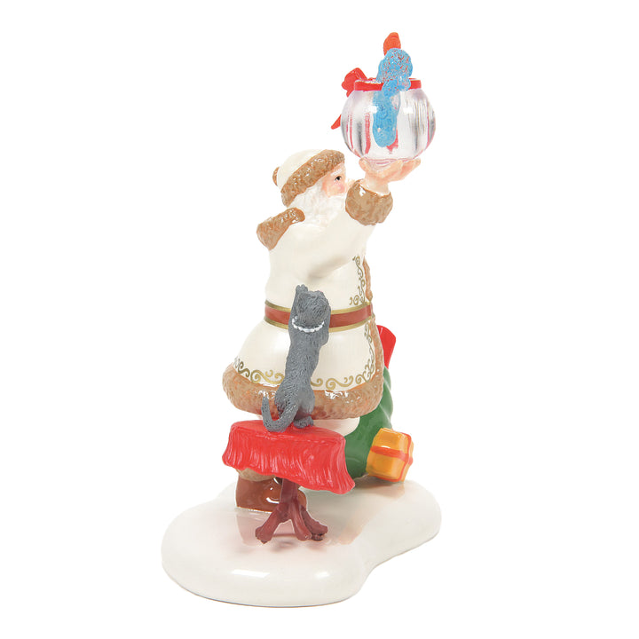 Department 56 Original Snow Village Accessory: Santa Comes To Town 2025 sparkle-castle