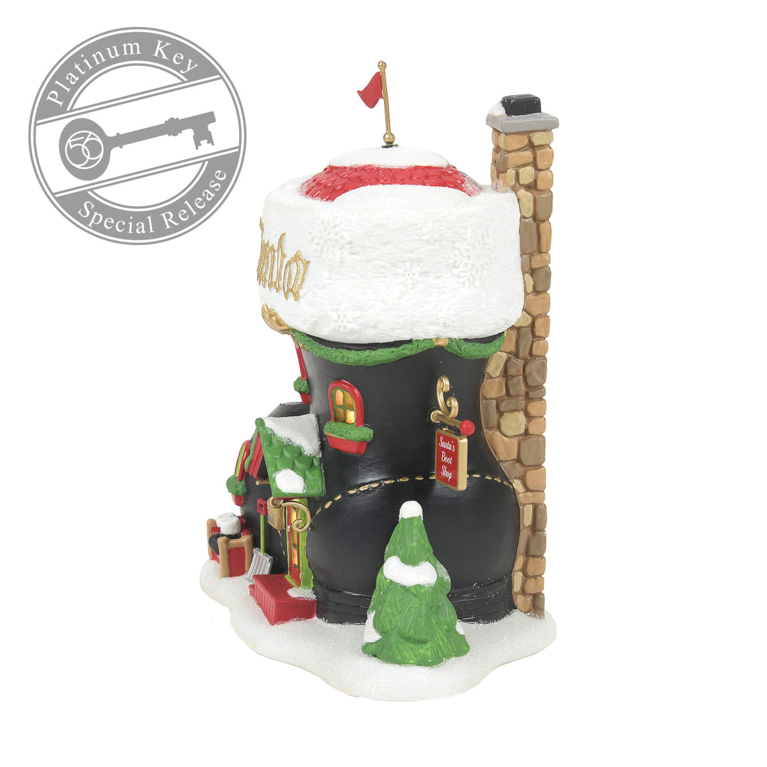 Department 56 North Pole Series: Santa's Boot Shop - FIRST EDITION sparkle-castle