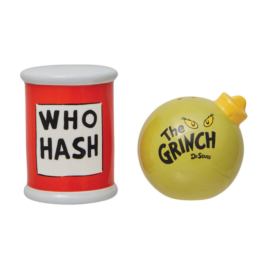 Studio Brands: Grinch Sculpted Salt & Pepper Shakers sparkle-castle