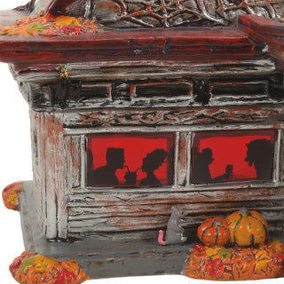 Department 56 Snow Village Halloween: Fly By Night Diner sparkle-castle