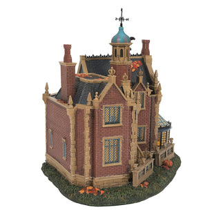 Department 56 Disney Snow Village Halloween: Walt Disney World Haunted Mansion sparkle-castle