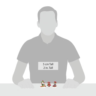 Department 56 North Pole Series Accessory: Friends & Neighbors, Set of 3 sparkle-castle