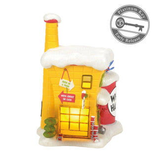 Department 56 Grinch Village: Who-HASH Factory sparkle-castle