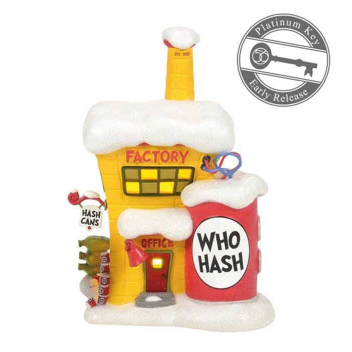 Department 56 Grinch Village: Who-HASH Factory