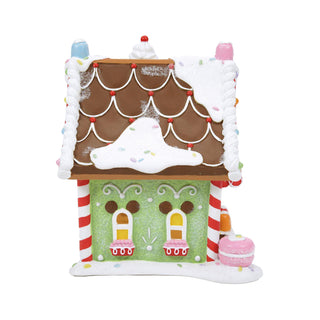 Department 56 Disney Snow Village: Mickey's Peppermint Villa sparkle-castle