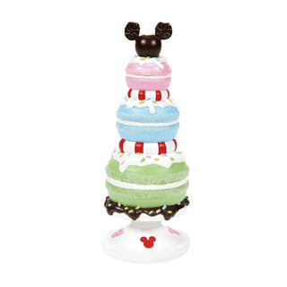 Department 56 Disney Snow Village Accessory: Mickey's Merry Macaron Tree sparkle-castle
