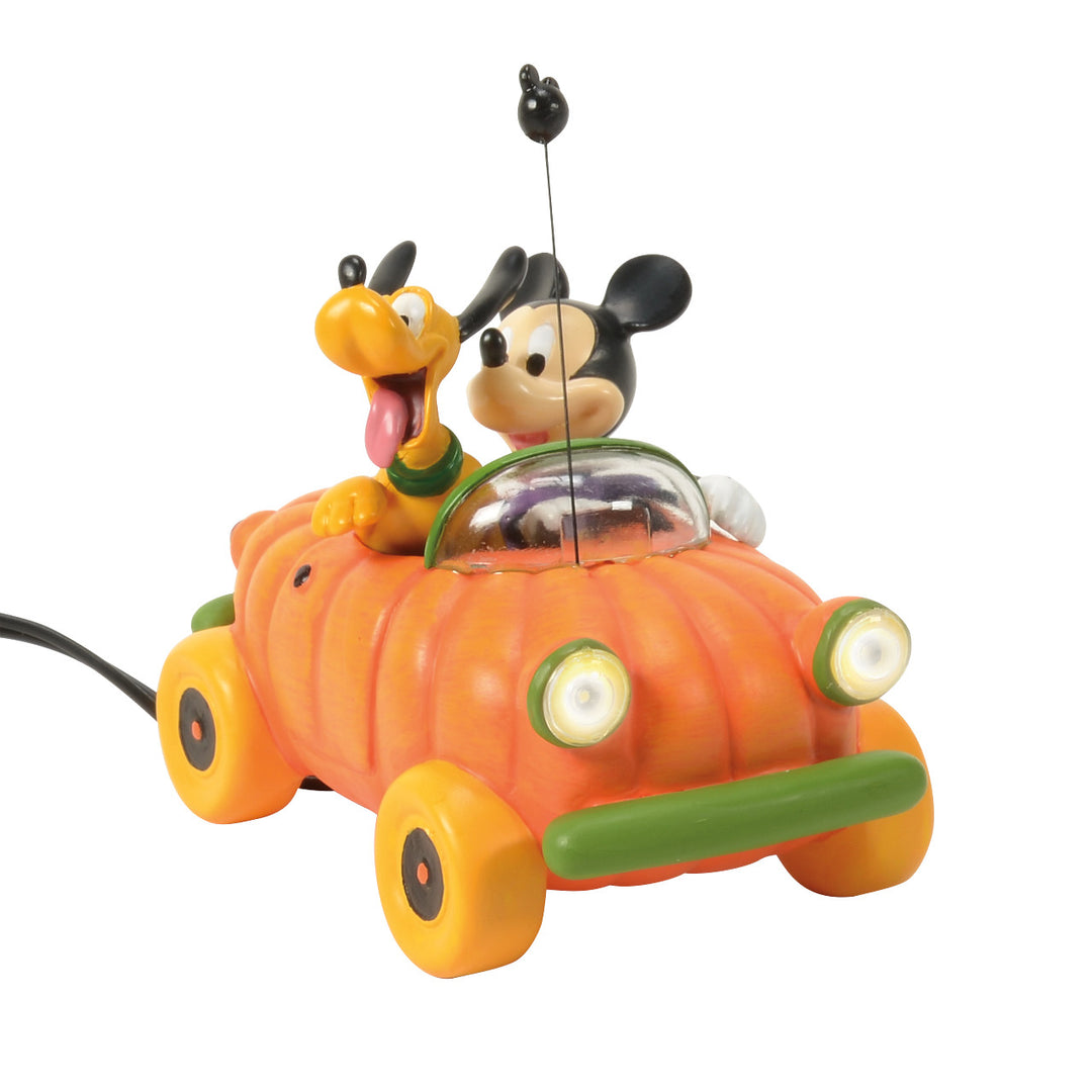 Department 56 Disney Snow Village Halloween Accessory: Arriving In Style sparkle-castle