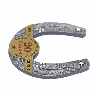 Trail of Painted Ponies: Lucky Horseshoe Figurine sparkle-castle