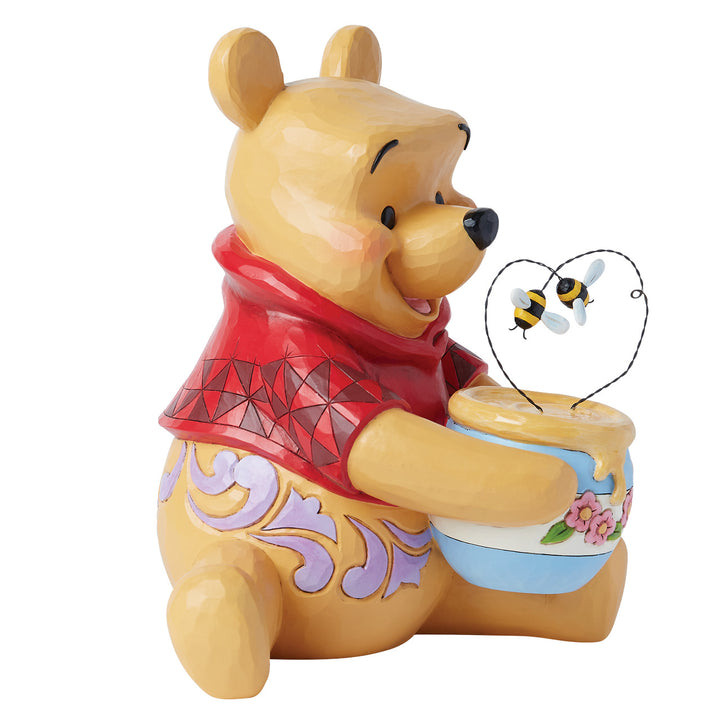 Jim Shore Disney Traditions: Pooh Honey Pot Big Figurine sparkle-castle