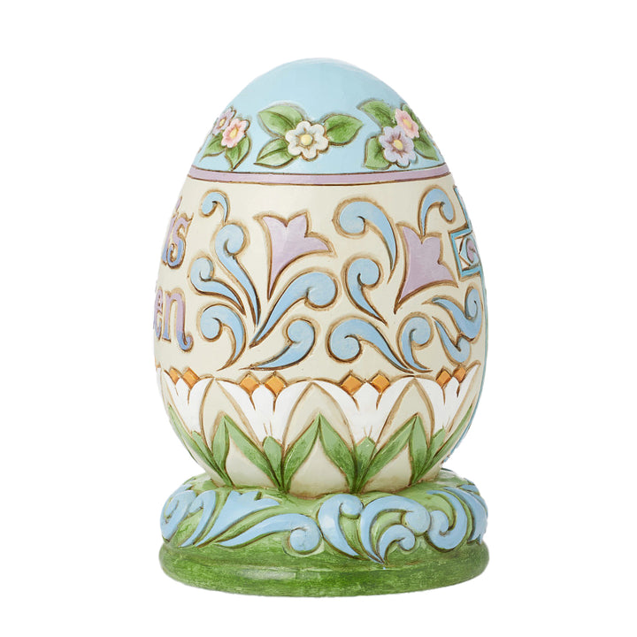 Jim Shore Heartwood Creek: Easter Egg Figurine sparkle-castle
