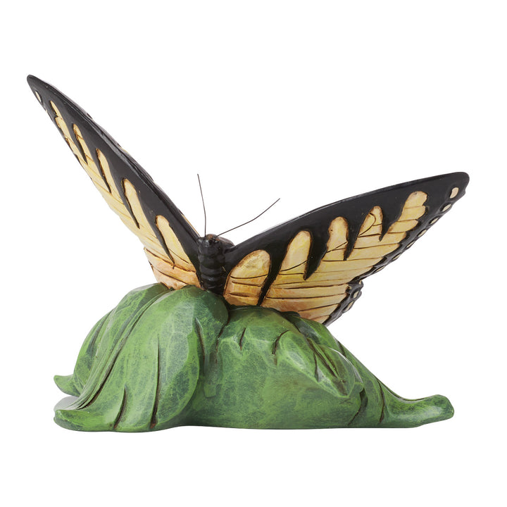 Jim Shore Heartwood Creek: Swallowtail Butterfly Mini Figurine sparkle-castle