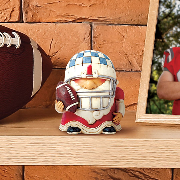 Jim Shore Heartwood Creek: Football Gnome Figurine sparkle-castle