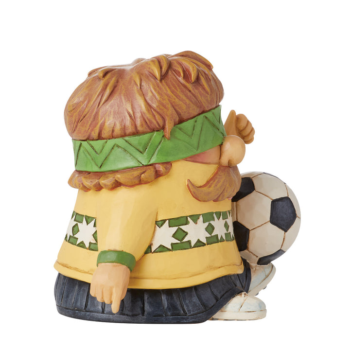 Jim Shore Heartwood Creek: Soccer Gnome Figurine sparkle-castle