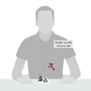 Department 56 North Pole Series Accessory: Elfette Test Flight - Aerial sparkle-castle