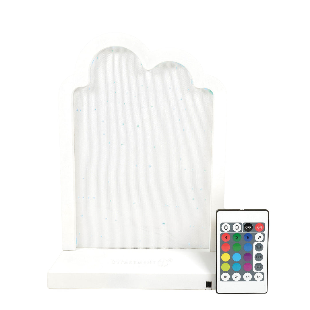 Department 56 Cross Product Accessory: Northern Lights Backdrop sparkle-castle