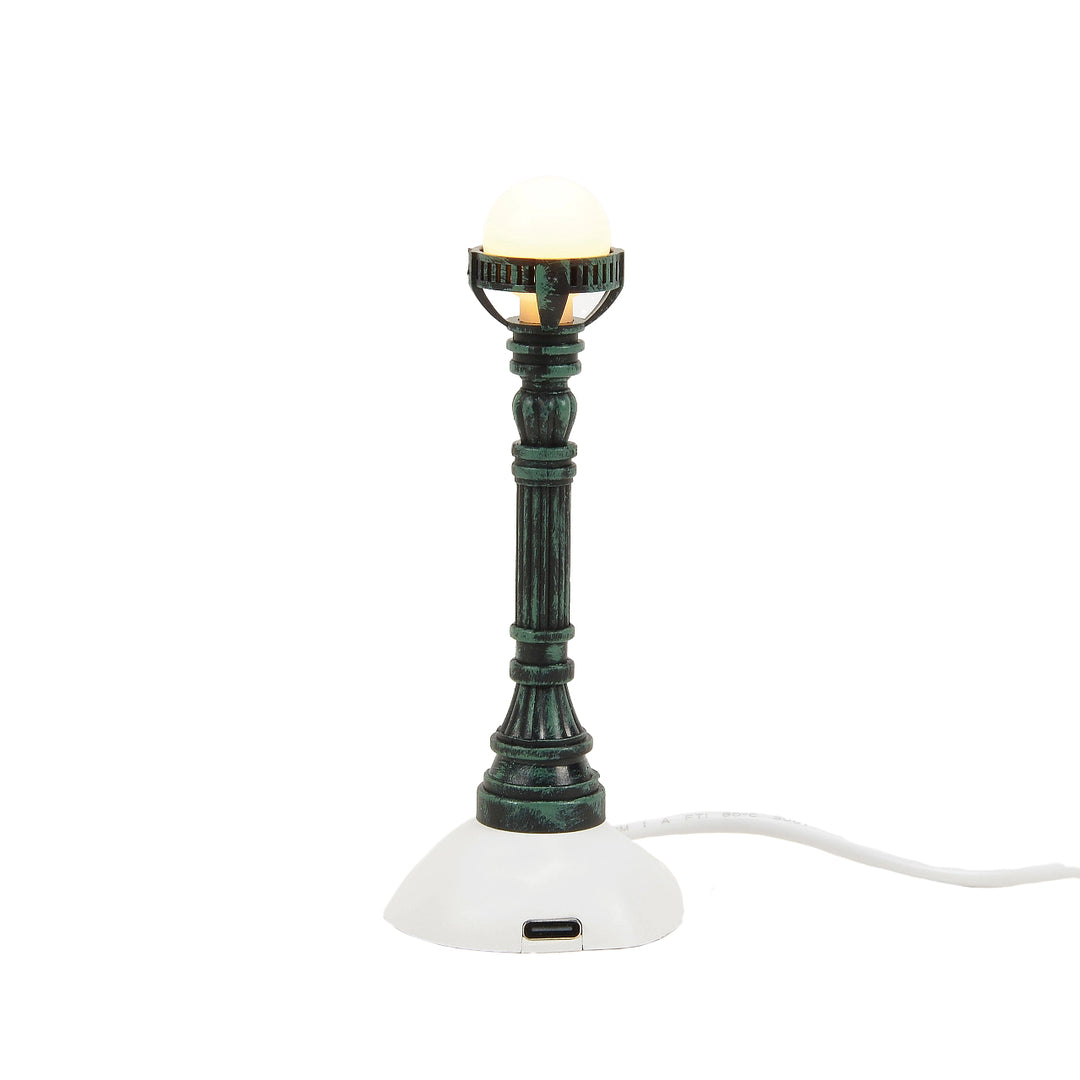 Department 56 Cross Product Accessory: Copper Lamp Post, Set of 3 sparkle-castle