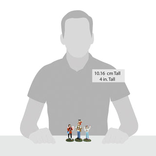 Department 56 Disney Snow Village Halloween Accessory: Visiting The Park, Set of 3 sparkle-castle