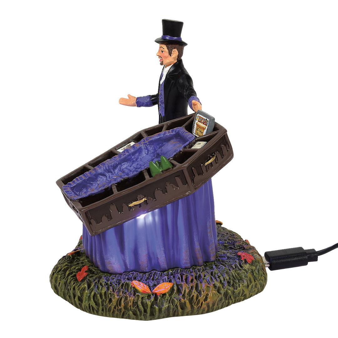 Department 56 Snow Village Halloween Accessory: You CAN Take It With You! sparkle-castle