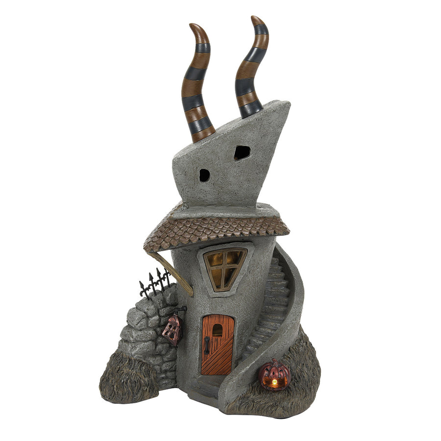 Department 56 Nightmare Before Christmas Village: Harlequin House sparkle-castle