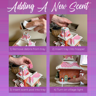 Department 56 Scenterville Village: The Delicious Smell of Baking, Set of 2 sparkle-castle