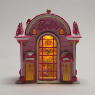 Department 56 North Pole Series: Barbie Gown Boutique, Set of 2 sparkle-castle