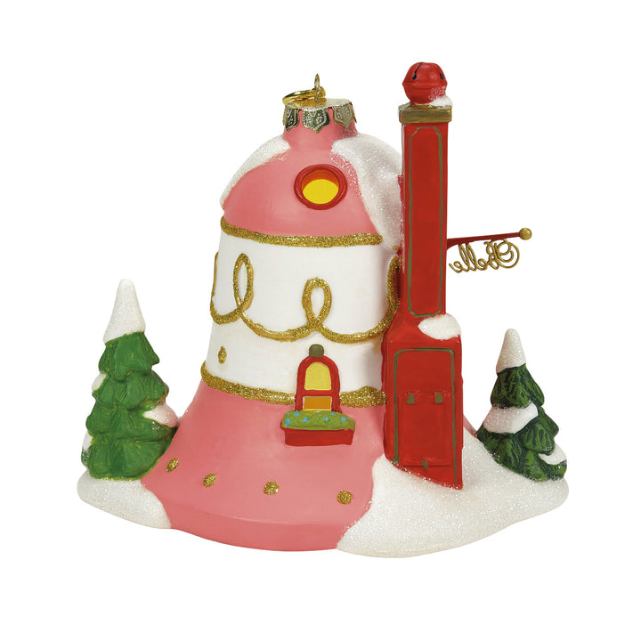 Department 56 North Pole Series: Belle's Ornament House sparkle-castle