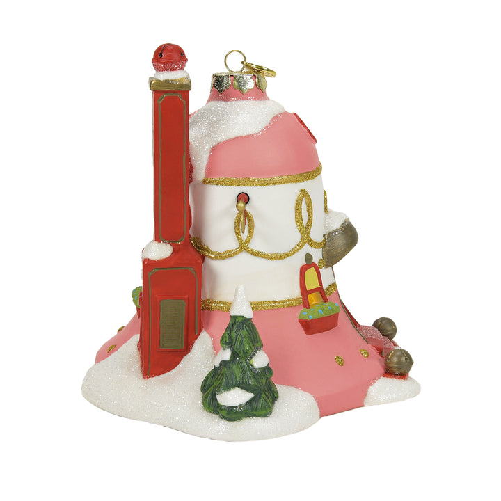 Department 56 North Pole Series: Belle's Ornament House sparkle-castle