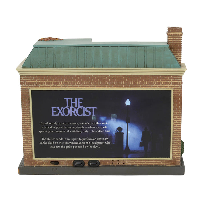 Department 56 Fright Ave: The Exorcist - MacNeil Residence, Set of 2 sparkle-castle