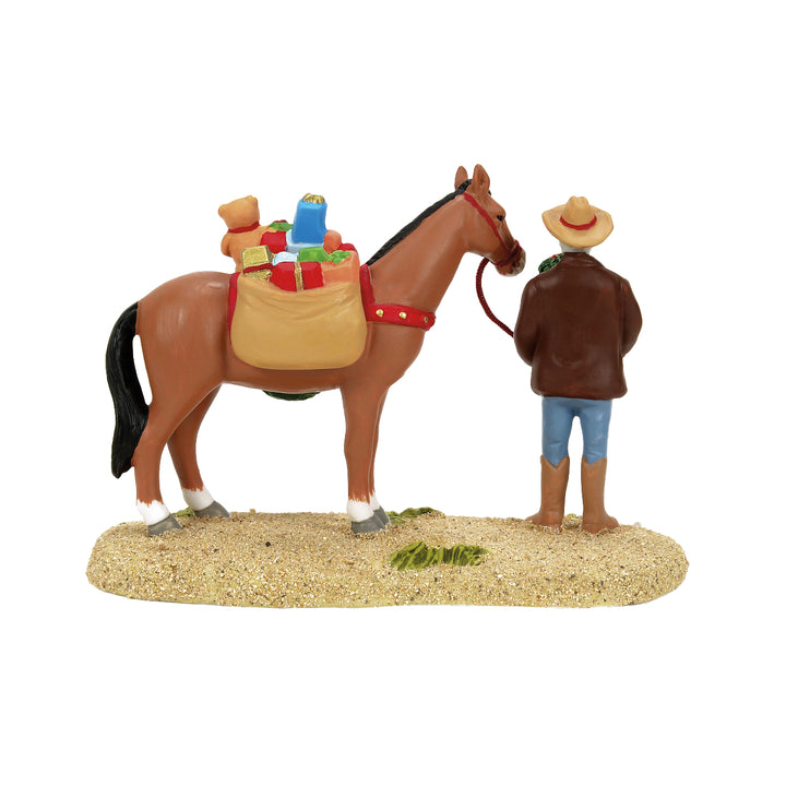 Department 56 Christmas Canyon Village Accessory: The Cowboy Pastor sparkle-castle