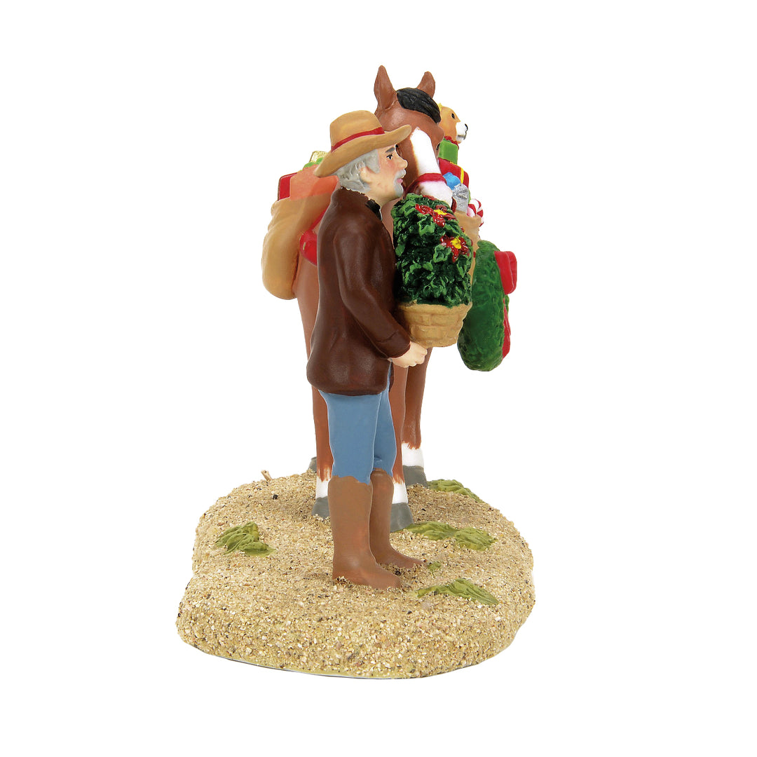 Department 56 Christmas Canyon Village Accessory: The Cowboy Pastor sparkle-castle