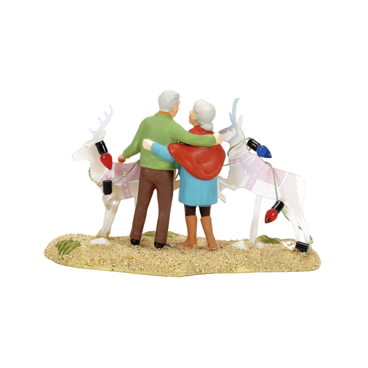 Department 56 Christmas Canyon Village Accessory: The Deer & The Antelope Play sparkle-castle