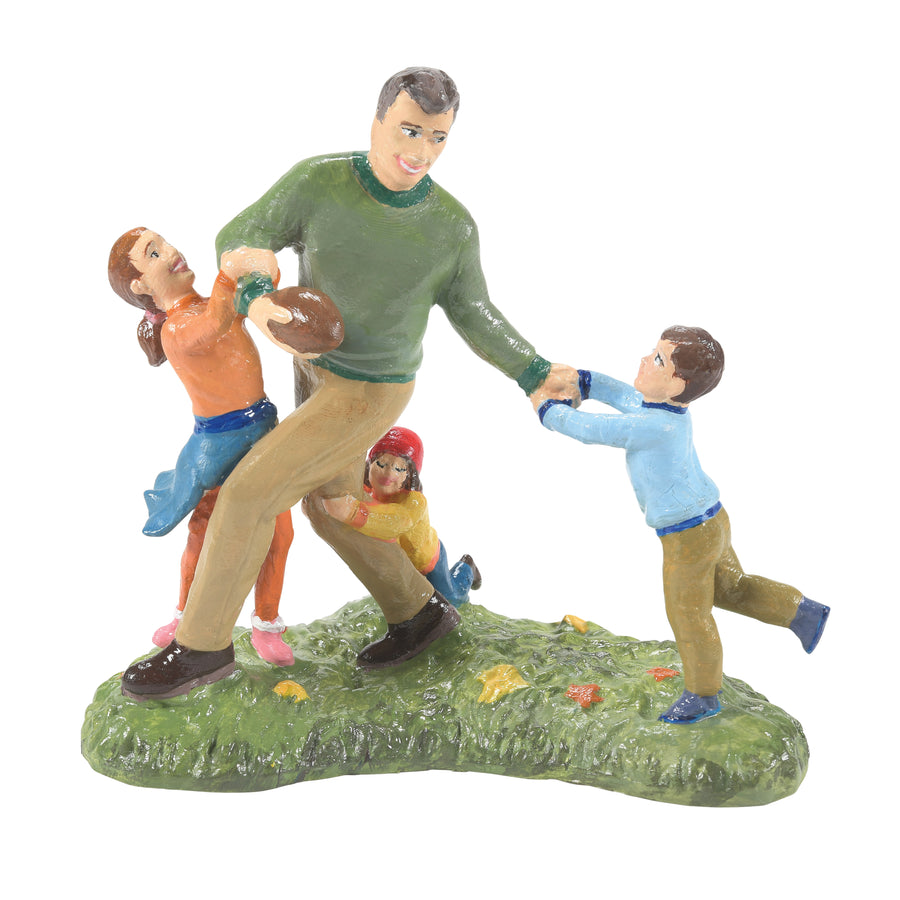 Department 56 Snow Village Harvest Accessory: Let's Get Dad! sparkle-castle