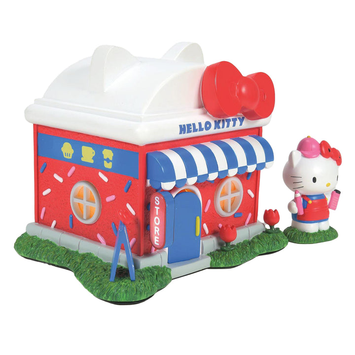 Department 56 Hello Kitty Village: Hello Kitty's Store, Set of 2 sparkle-castle