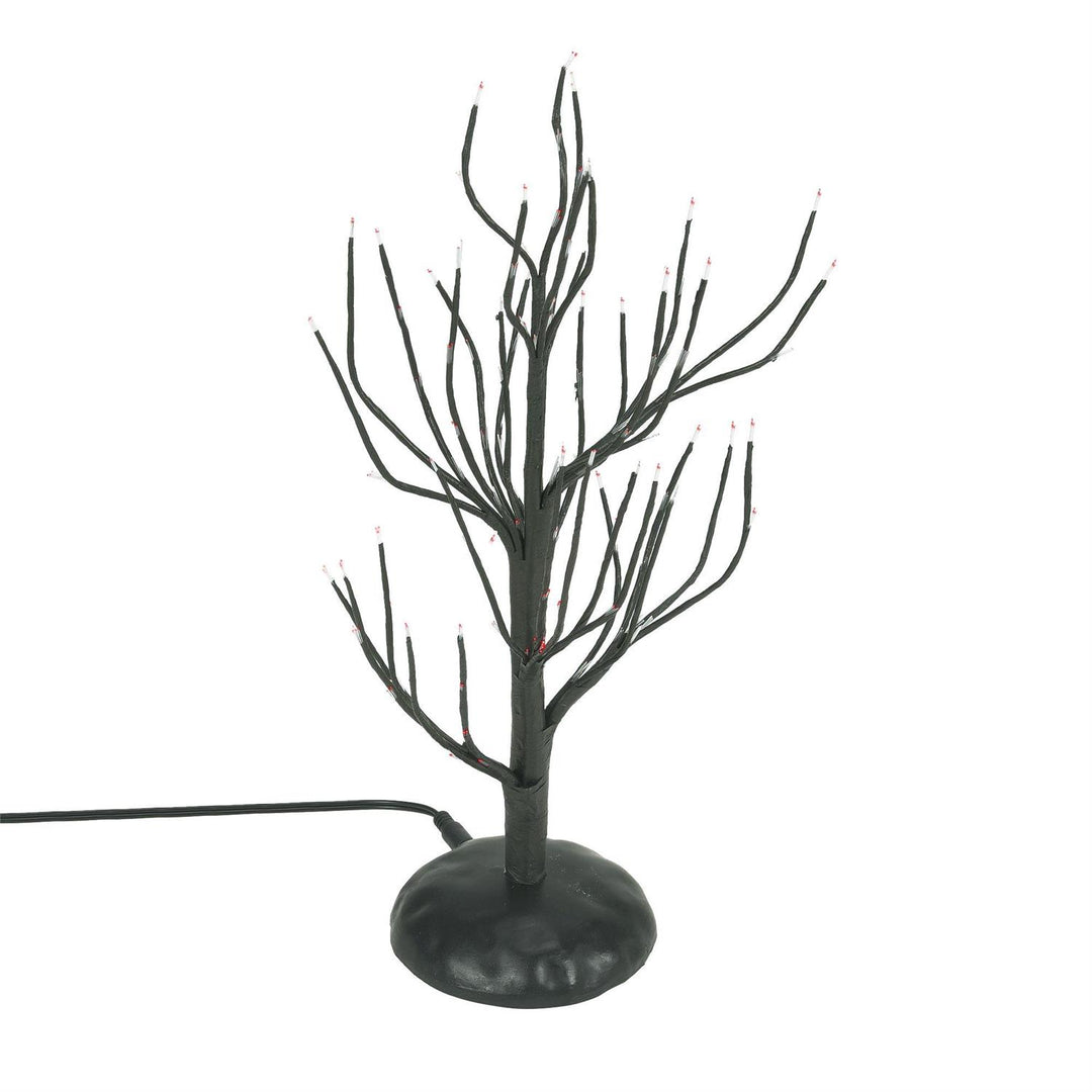 Department 56 Cross Product Halloween Accessory: Twinkle Branch Tree, Black sparkle-castle