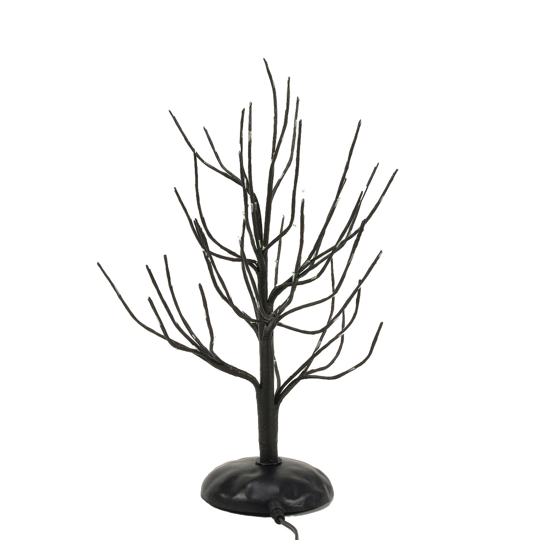 Department 56 Cross Product Halloween Accessory: Twinkle Branch Tree, Black sparkle-castle