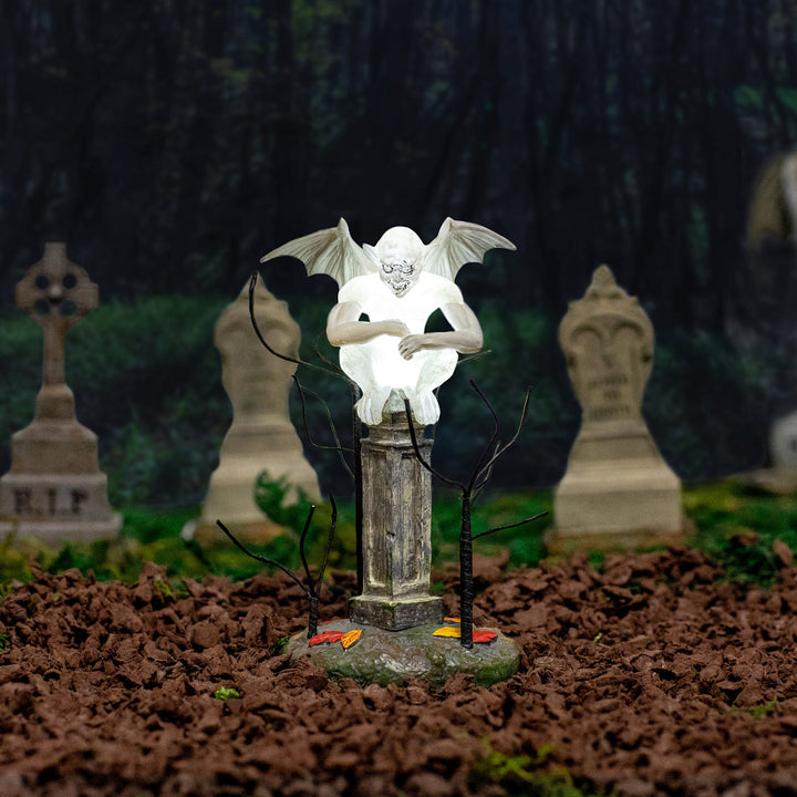 Department 56 Cross Product Halloween Village Accessory: Watching Over The Graveyard sparkle-castle