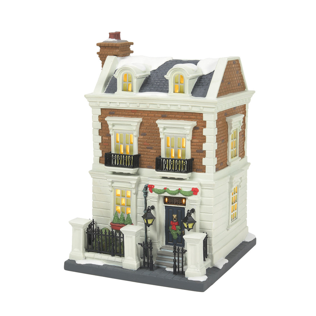 Department 56 Dickens Snow Village: 17 Cherry Tree Lane sparkle-castle