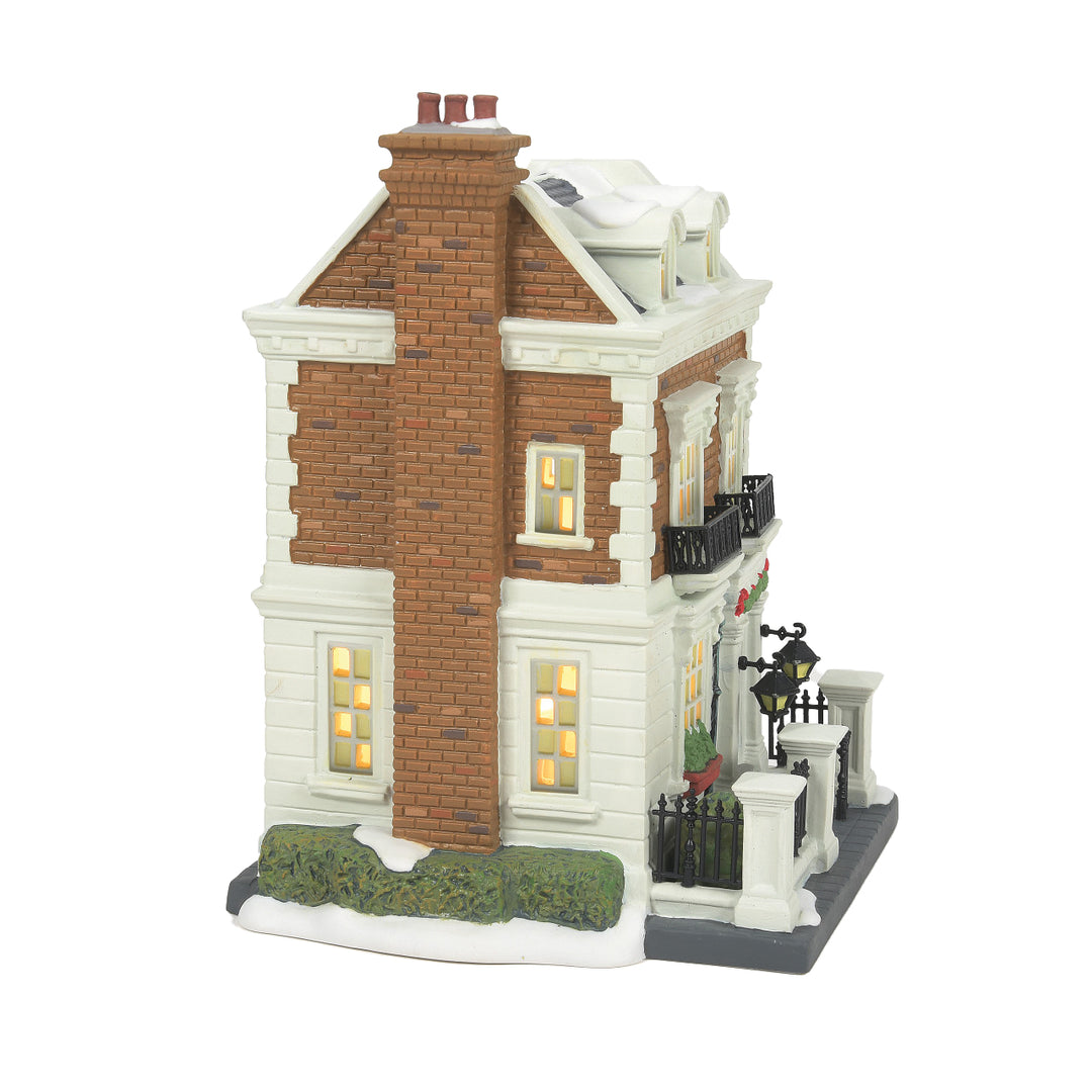 Department 56 Dickens Snow Village: 17 Cherry Tree Lane sparkle-castle