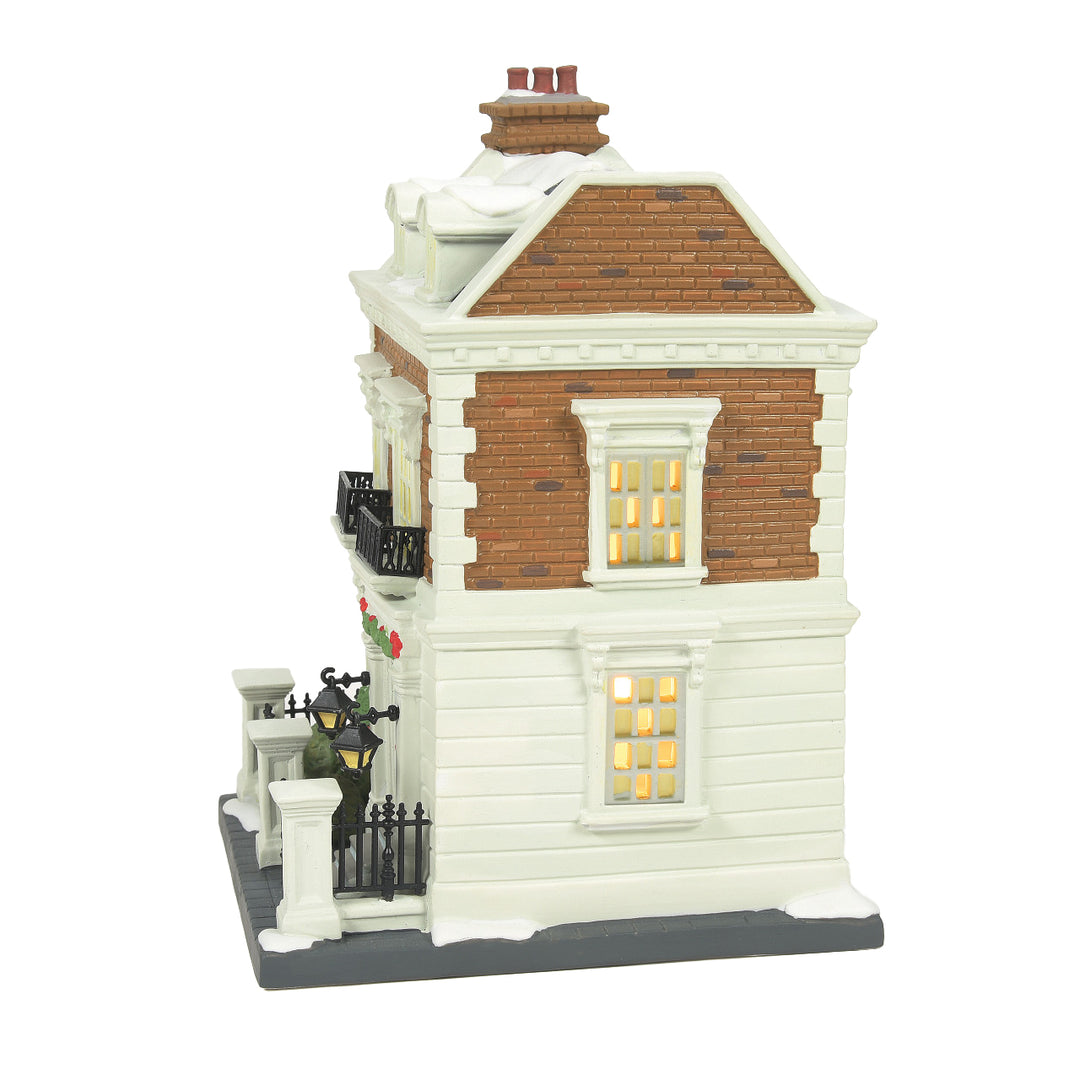 Department 56 Dickens Snow Village: 17 Cherry Tree Lane sparkle-castle