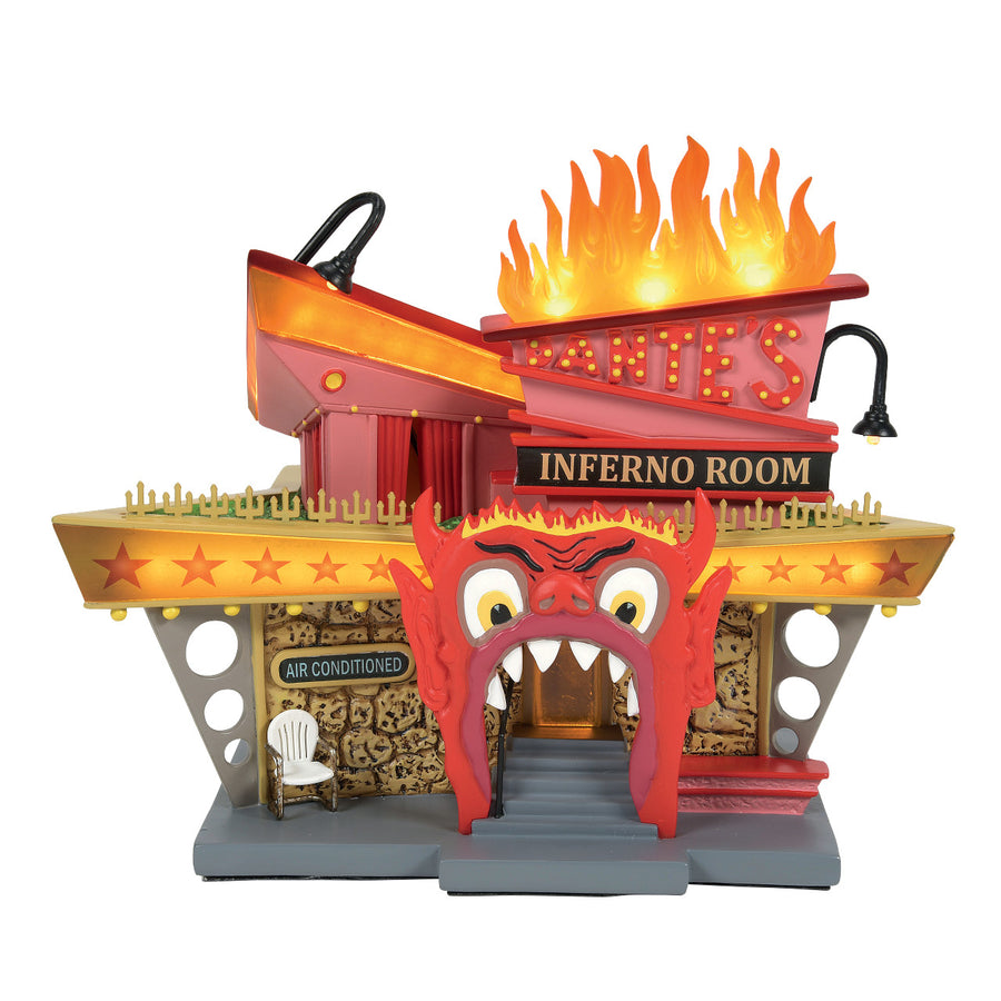 Department 56 Beetlejuice Village: Dante's Inferno Lounge sparkle-castle