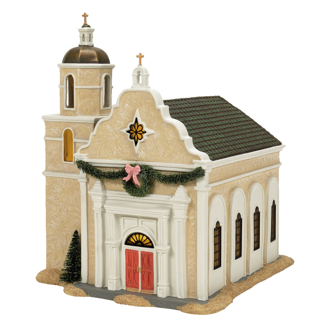 Department 56 Christmas Canyon Village: Refreshing Springs Church sparkle-castle