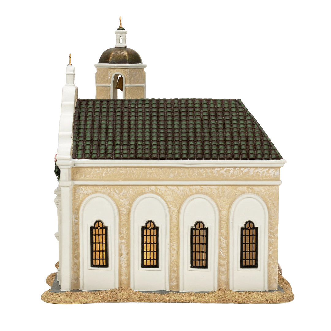 Department 56 Christmas Canyon Village: Refreshing Springs Church sparkle-castle