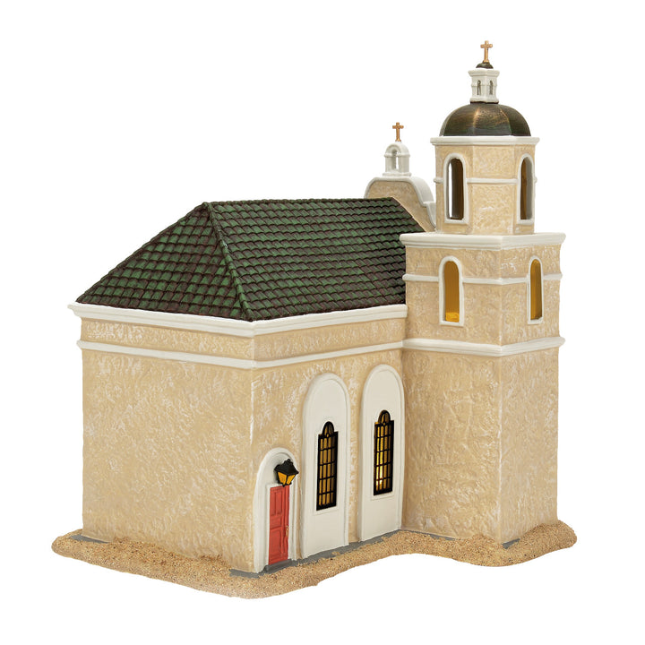 Department 56 Christmas Canyon Village: Refreshing Springs Church sparkle-castle