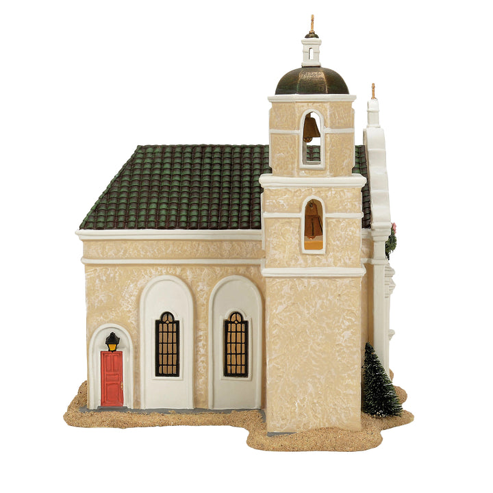 Department 56 Christmas Canyon Village: Refreshing Springs Church sparkle-castle